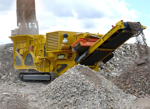 Usine de concasseur mobile sur chenilles